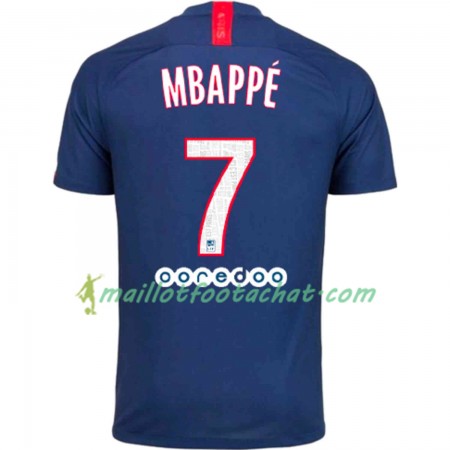 Maillot Paris Saint-Germain PSG Kylian Mbappe 7 Domicile 2019/2020